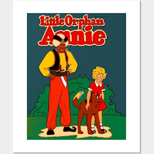 Little Orphan Annie Cartoon Comic Abstract Print Posters and Art